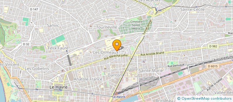 localisation de l'entreprise SCI LIV IMMO 2017 à LE HAVRE