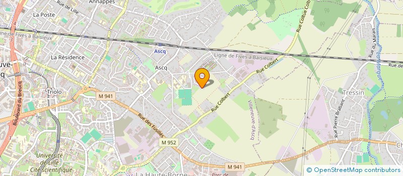 localisation de l'entreprise SCI LIVA à VILLENEUVE-D'ASCQ