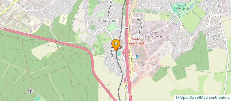 localisation de l'entreprise SCI LIVE  HOUDEMONT