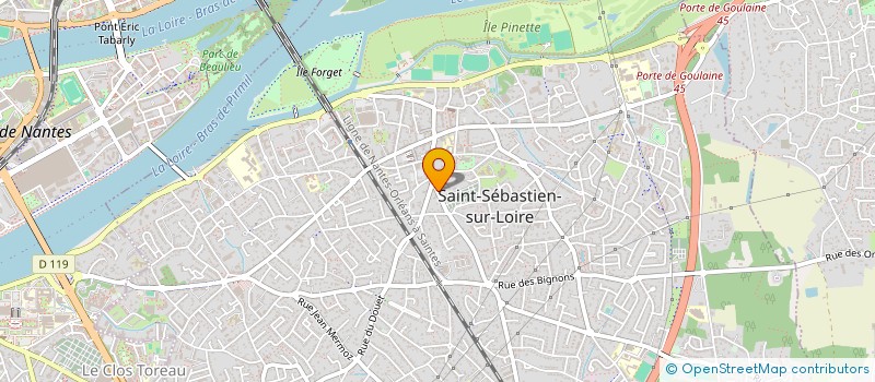 localisation de l'entreprise SCI LIVELO à SAINT-SEBASTIEN-SUR-LOIRE