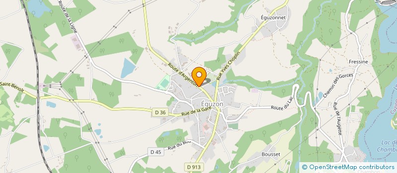localisation de l'entreprise SCI LIVERCHARLES à EGUZON-CHANTOME