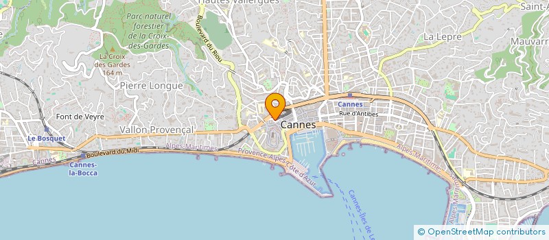 localisation de l'entreprise SCI LIVIAN à CANNES