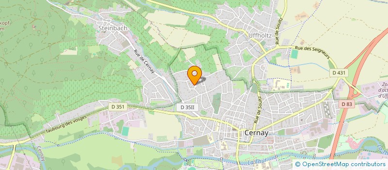 localisation de l'entreprise SCI LIVICA  CERNAY