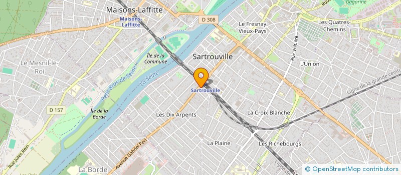 localisation de l'entreprise SCI LIVICINQ  SARTROUVILLE