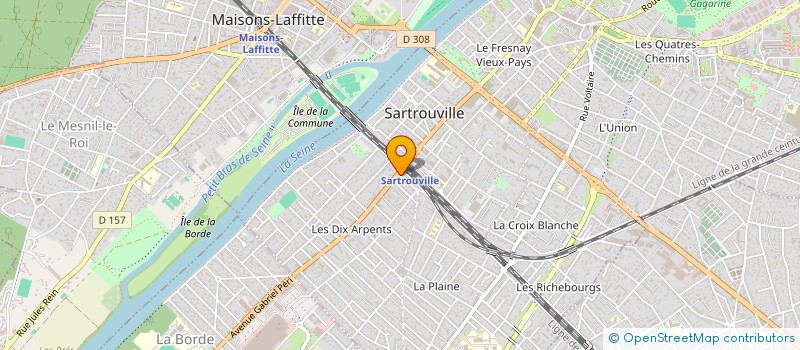 localisation de l'entreprise SCI LIVIDEUX  SARTROUVILLE