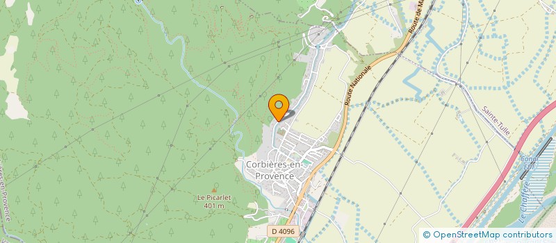 localisation de l'entreprise SCI LIVIE à CORBIERES-EN-PROVENCE