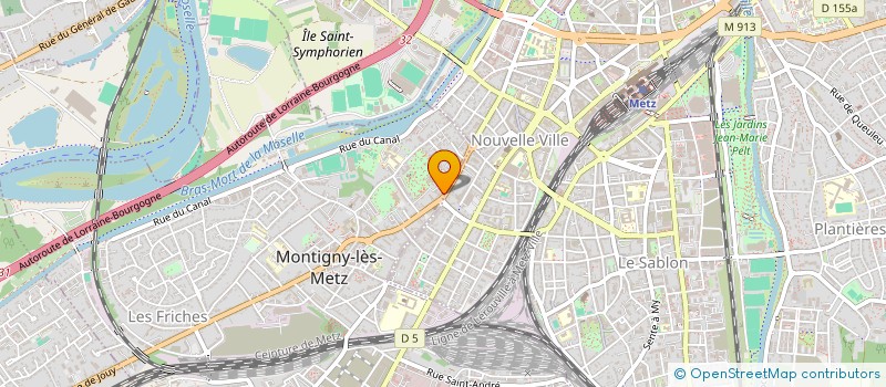 localisation de l'entreprise SCI LIVIER SUD à MONTIGNY-LES-METZ