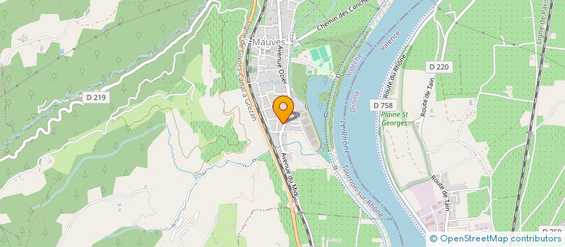 localisation de l'entreprise SCI LIVILIMA  MAUVES