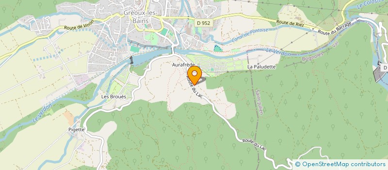 localisation de l'entreprise SCI LIVIO  GREOUX-LES-BAINS