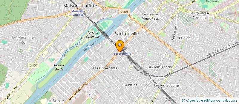 localisation de l'entreprise SCI LIVITROIS  SARTROUVILLE