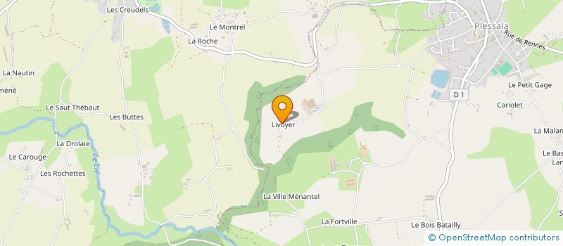 localisation de l'entreprise SCI LIVOYER à LE MENE
