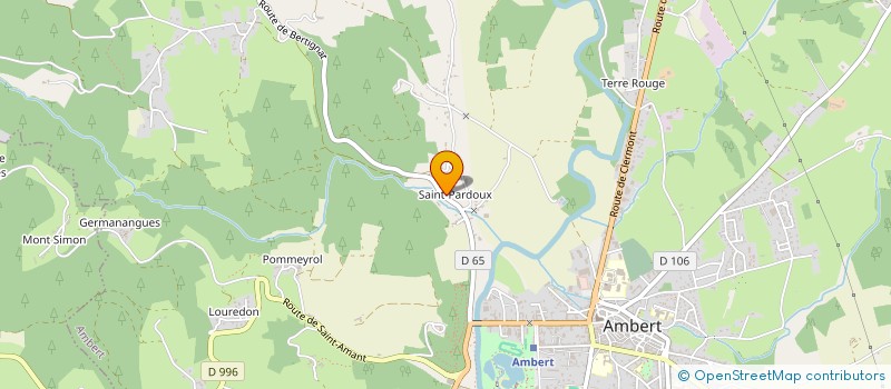 localisation de l'entreprise SCI LIVRA HOME  AMBERT