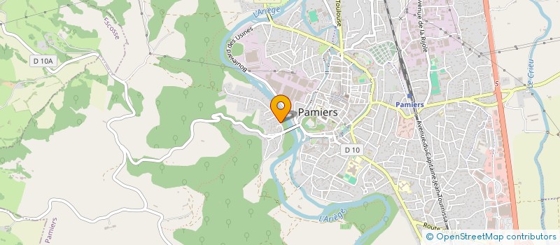 localisation de l'entreprise SCI LIWA à PAMIERS