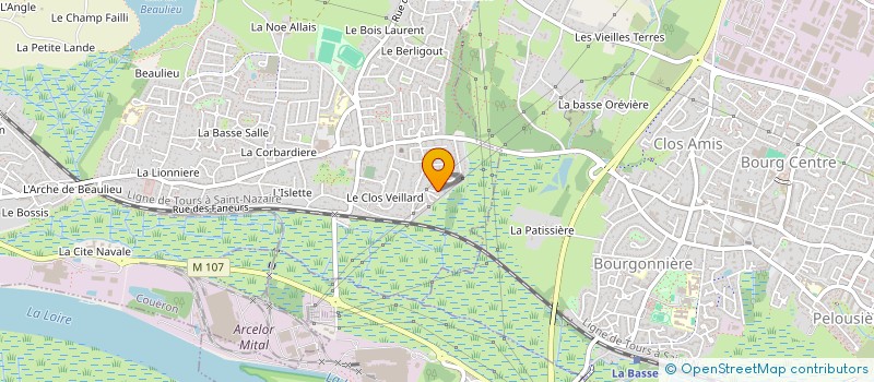 localisation de l'entreprise SCI LIWEN à COUERON