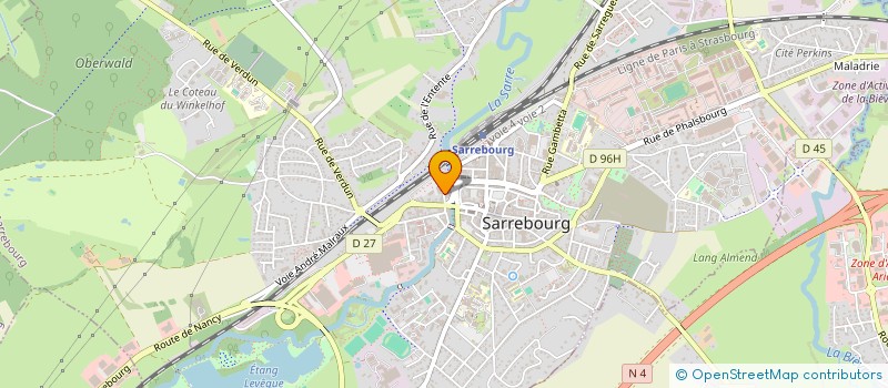 localisation de l'entreprise SCI LIXHEIM 1 à SARREBOURG