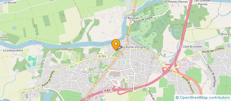 localisation de l'entreprise SCI LIZ  MURS-ERIGNE