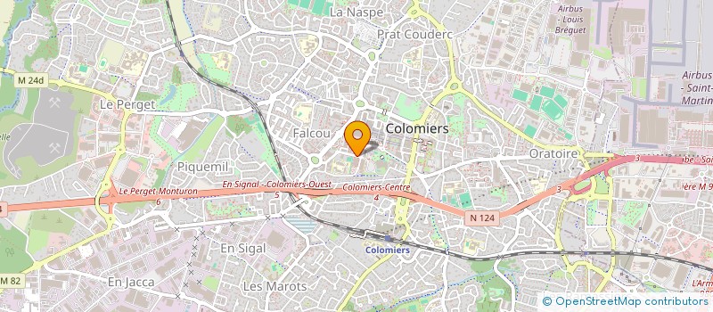 localisation de l'entreprise SCI LIZ  COLOMIERS