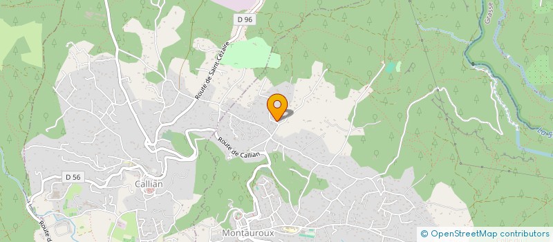 localisation de l'entreprise SCI LIZA  MONTAUROUX