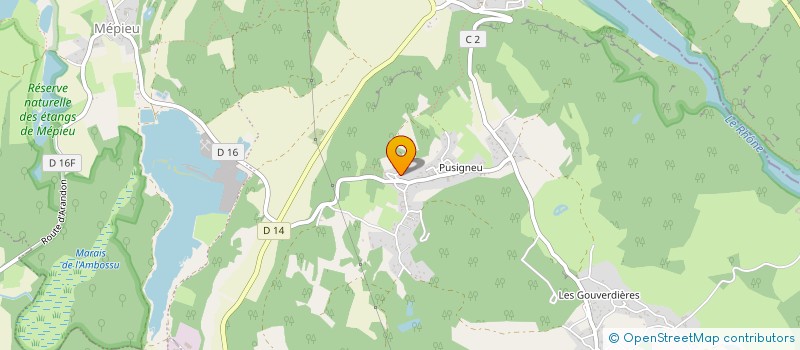 localisation de l'entreprise SCI LIZA  CREYS-MEPIEU