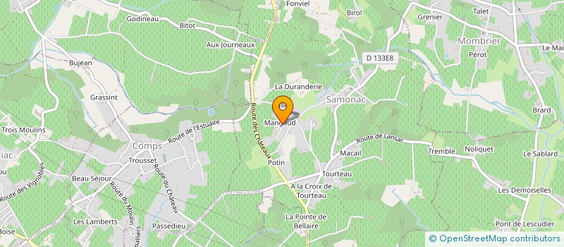 localisation de l'entreprise SCI LIZARDIBERRY  SAINT-TROJAN