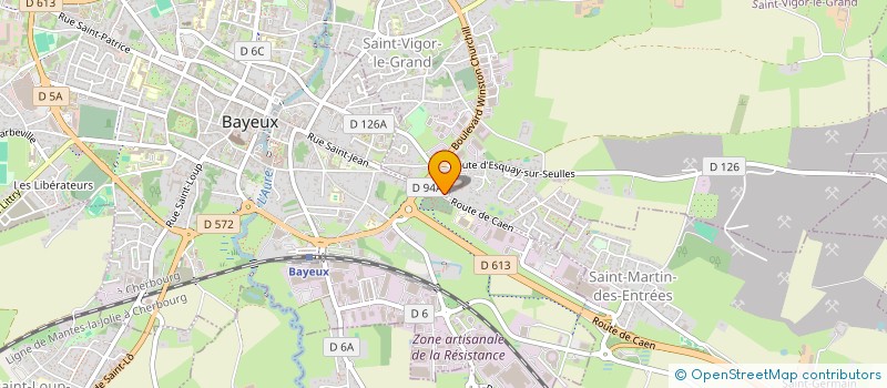 localisation de l'entreprise SCI LIZER  SAINT-VIGOR-LE-GRAND