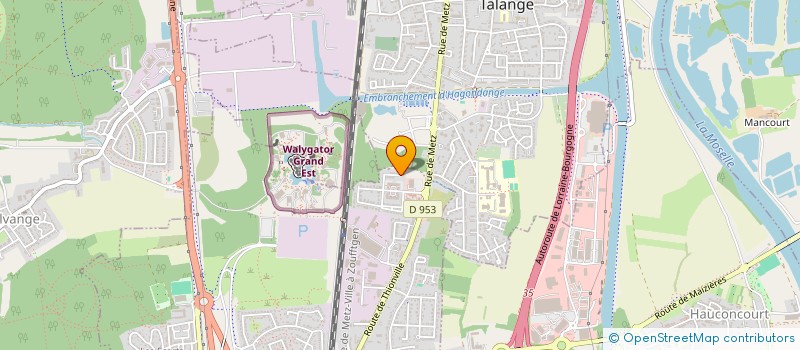 localisation de l'entreprise SCI LIZO  MAIZIERES-LES-METZ