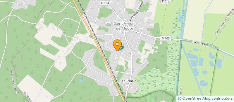 localisation de l'entreprise SCI LIZZUL-DESBONNET  SAINT-VIVIEN-DE-MEDOC