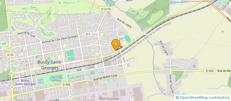 localisation de l'entreprise SCI LJ  BUSSY-SAINT-GEORGES