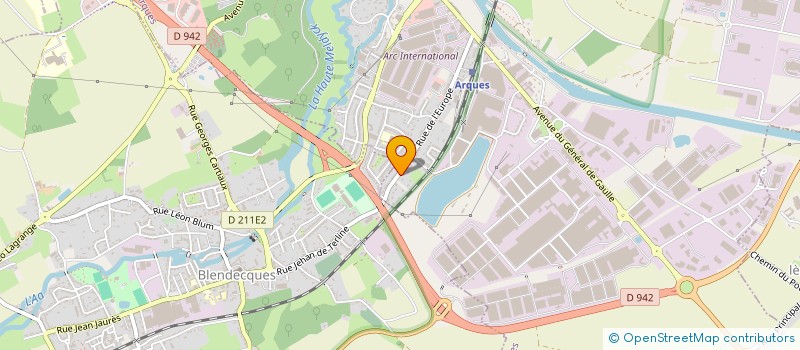 localisation de l'entreprise SCI LJ  ARQUES