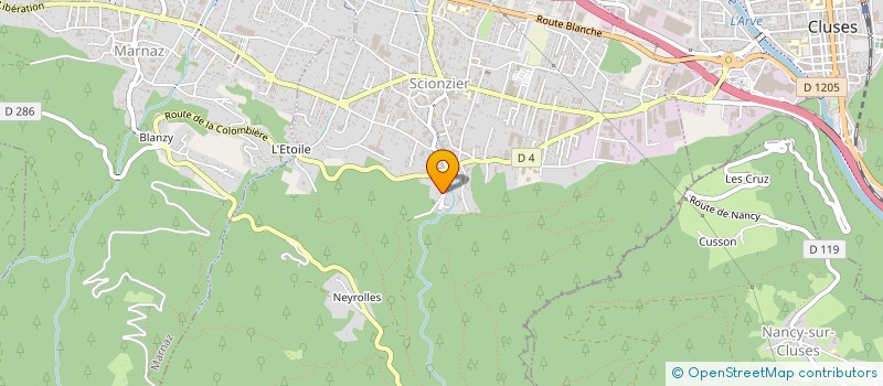localisation de l'entreprise SCI LJ à SCIONZIER