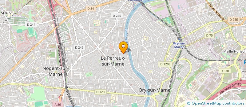 localisation de l'entreprise SCI LJ DUBOS  LE PERREUX-SUR-MARNE