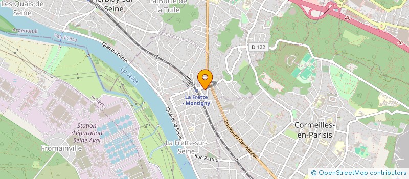 localisation de l'entreprise SCI LJ FROIDS MANTEAUX  LA FRETTE-SUR-SEINE