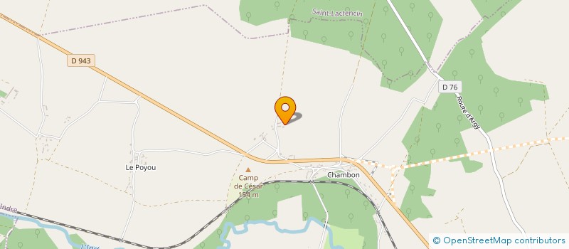 localisation de l'entreprise SCI LJ IMMO à VILLEDIEU-SUR-INDRE