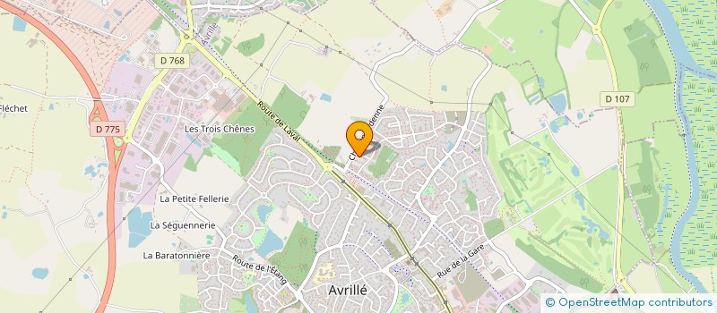 localisation de l'entreprise SCI LJ IMMO à AVRILLE