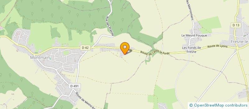 localisation de l'entreprise SCI LJ INVEST  MONTMAIN