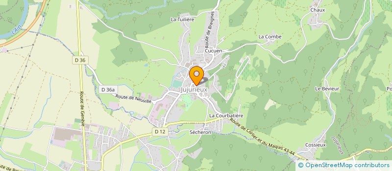 localisation de l'entreprise SCI LJ PHENIX à JUJURIEUX