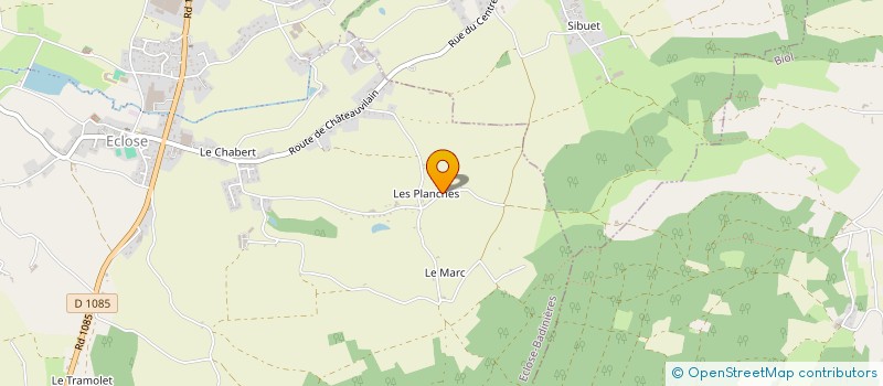 localisation de l'entreprise SCI LJ&PJ  ECLOSE-BADINIERES