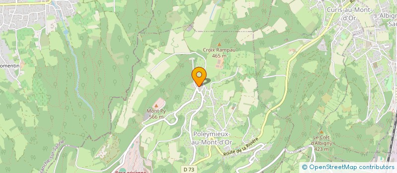 localisation de l'entreprise SCI LJ PSYCHOMOT  POLEYMIEUX-AU-MONT-D'OR