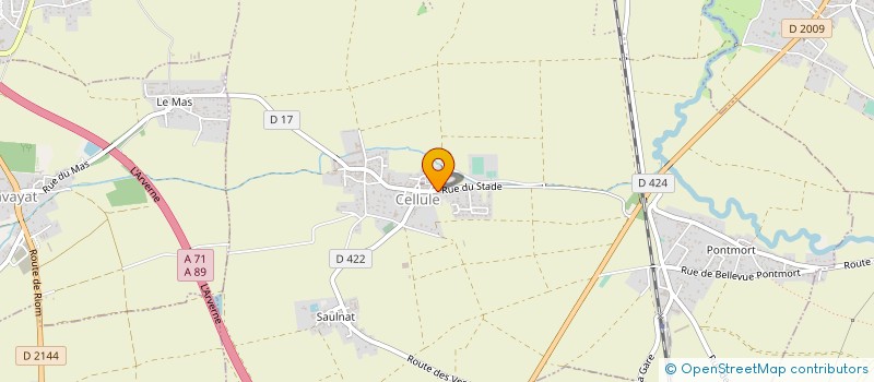 localisation de l'entreprise SCI LJC  SAINT-BONNET-PRES-RIOM