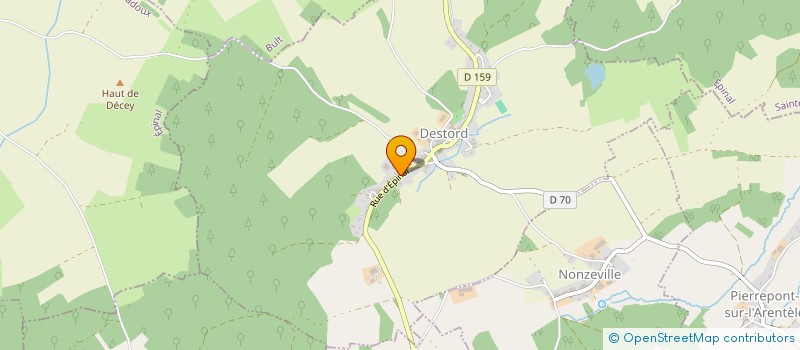 localisation de l'entreprise SCI LJC  DESTORD