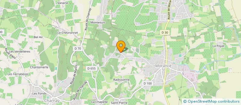 localisation de l'entreprise SCI LJDS  MORANCE