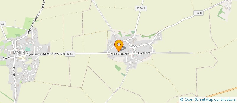 localisation de l'entreprise SCI LJF IMMO  SAVY