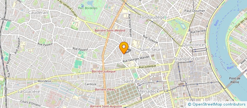 localisation de l'entreprise SCI LJG IMMO  BORDEAUX