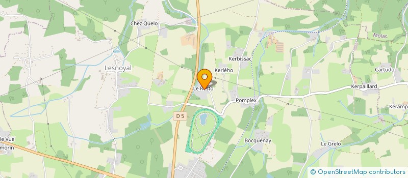 localisation de l'entreprise SCI LJGP  QUESTEMBERT