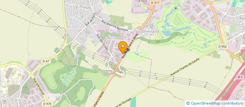 localisation de l'entreprise SCI LJH  LE THILLAY