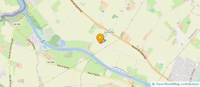 localisation de l'entreprise SCI LJHA  DEULEMONT