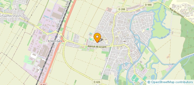 localisation de l'entreprise SCI LJL  ERSTEIN