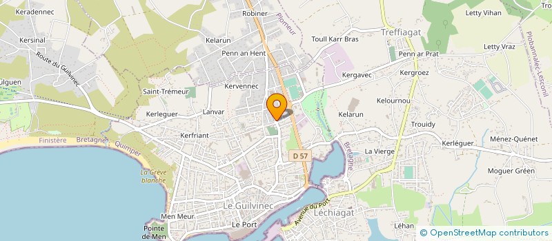 localisation de l'entreprise SCI LJM  GUILVINEC