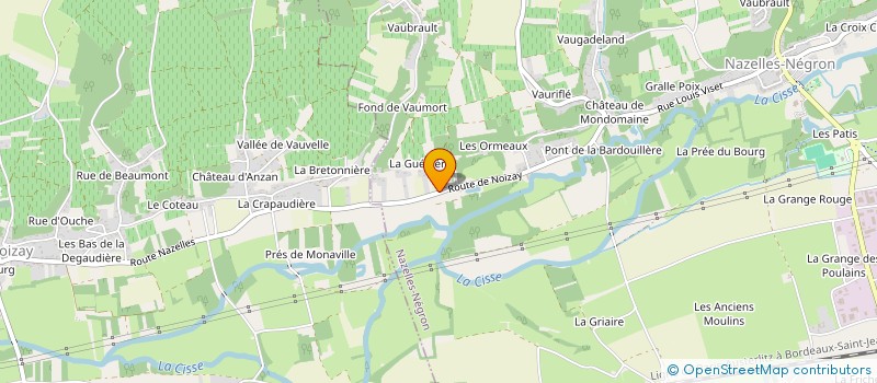 localisation de l'entreprise SCI LJMC-1  NAZELLES-NEGRON