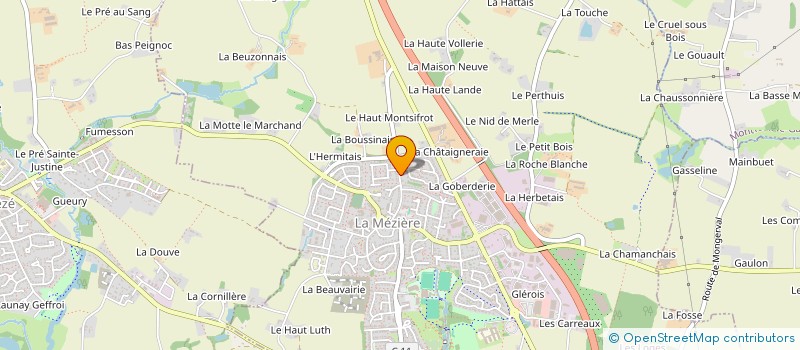 localisation de l'entreprise SCI LJMC BAT  LA MEZIERE